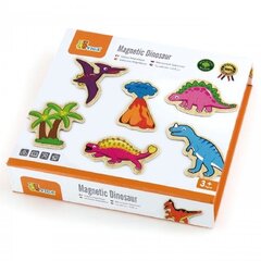 Koka magnēti Dinozauri Viga 20 gab. cena un informācija | Attīstošās rotaļlietas | 220.lv