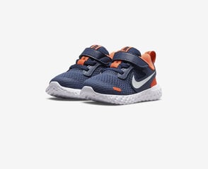 Обувь Nike Revolution 5 Blue Orange BQ5673 410/8.5K цена и информация | Стильные кеды для детей | 220.lv