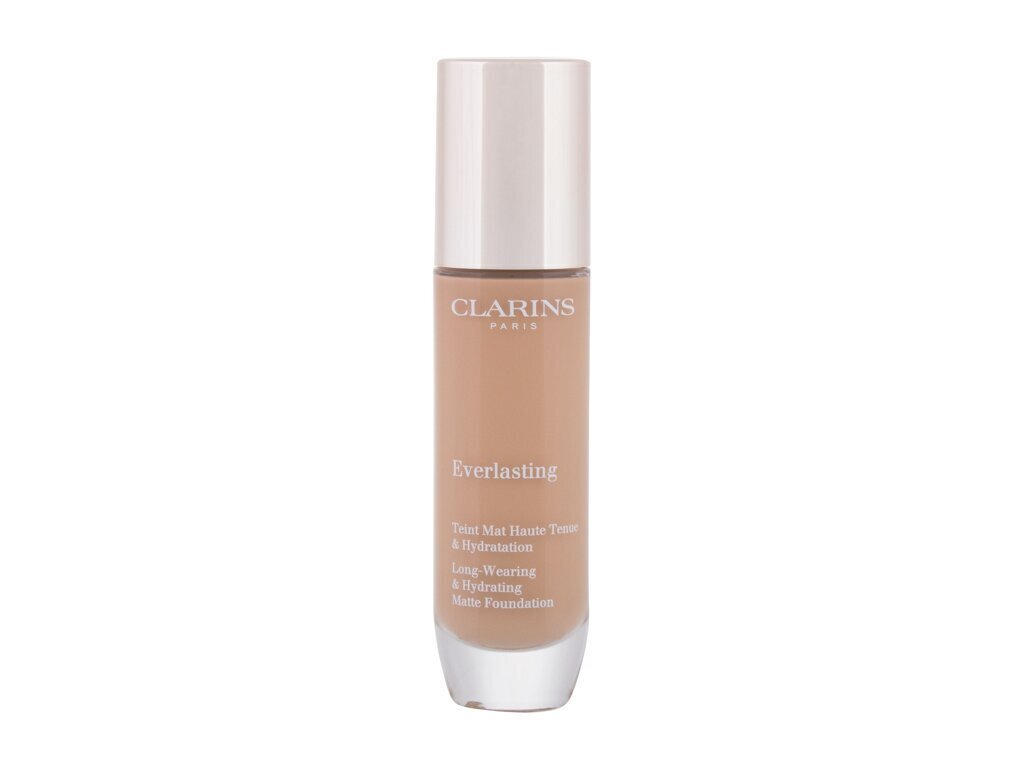 Clarins Everlasting Foundation tonālais krēms 30 ml, 112,3N Sandalwood цена и информация | Grima bāzes, tonālie krēmi, pūderi | 220.lv