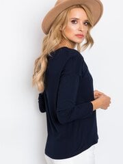 Блузка с длинными рукавами, темно-синего цвета цена и информация | Женские блузки, рубашки | 220.lv