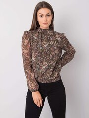 Блуза с рисунком Sublevel, темно-зеленая цена и информация | Женские блузки, рубашки | 220.lv