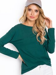Блузка с длинными рукавами, темно-зеленая цена и информация | Женские блузки, рубашки | 220.lv