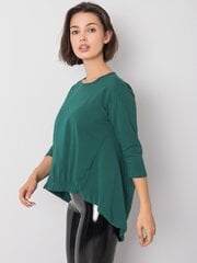 Блузка с рукавом 3/4, темно-зеленая цена и информация | Женские блузки, рубашки | 220.lv
