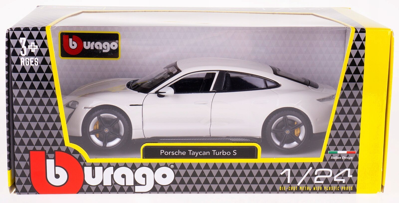 BBURAGO 1:24 automašīnas modelis Porsche Taycan Turbo S, 18-21098 cena un informācija | Rotaļlietas zēniem | 220.lv