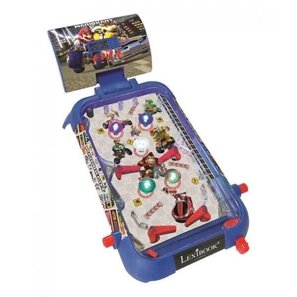 Lexibook - Mario Kart electronic pinball with lights and sounds цена и информация | Galda spēles | 220.lv