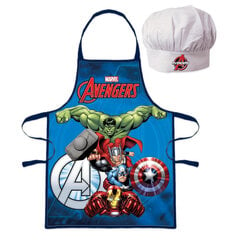 Bērnu priekšauts un cepure, Avengers cena un informācija | Virtuves dvieļi, cimdi, priekšauti | 220.lv