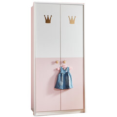Шкаф Cindy2 белый/розовый цена и информация | Шкафы | 220.lv