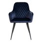 2-vu krēslu komplekts Harbo, zils cena un informācija | Virtuves un ēdamistabas krēsli | 220.lv
