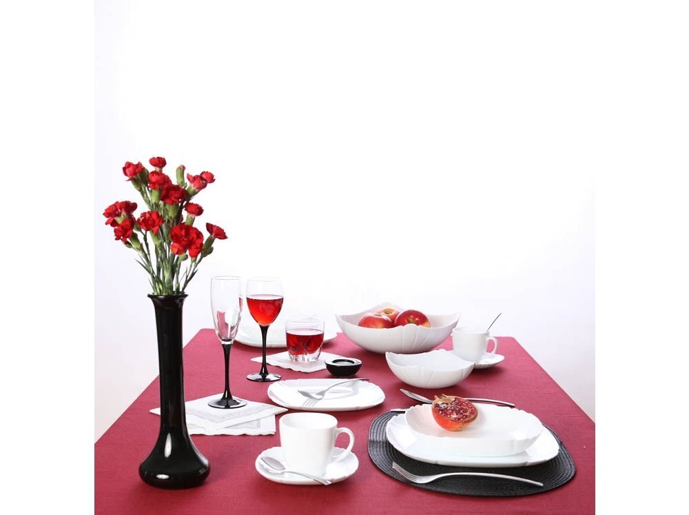 Lotusia Luminarc deserta šķīvis 21x21 cm цена и информация | Trauki, šķīvji, pusdienu servīzes | 220.lv