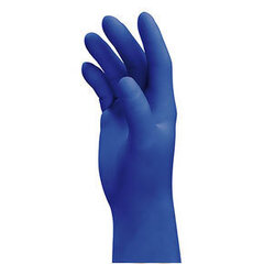 Disposable nitrile gloves Uvex U-fit lite, blue, 100pcs box, thickness 0,08mm, powder free, size XL cena un informācija | Darba cimdi | 220.lv