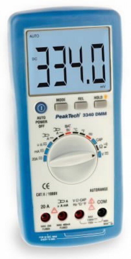 Digitālais multimetrs 3340, PeakTech cena un informācija | Rokas instrumenti | 220.lv