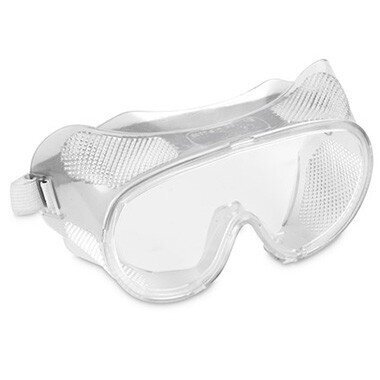 Aizsargbrilles ar caurspīdīgu stiklu PVC Kreator cena un informācija | Galvas aizsargi | 220.lv