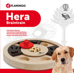 Flamingo interaktīvā koka rotaļlieta Hera suņiem ø 25cm cena un informācija | Suņu rotaļlietas | 220.lv