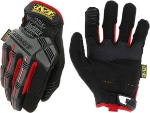 Перчатки M-PACT 52 черные/красные 9/M цена и информация | Рабочие перчатки | 220.lv