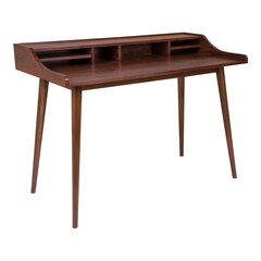 Письменный стол Hellerup, темно-коричневый цена и информация | Компьютерные, письменные столы | 220.lv