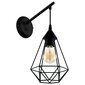 Sienas lampa Eglo Tarbes, melna цена и информация | Sienas lampas | 220.lv