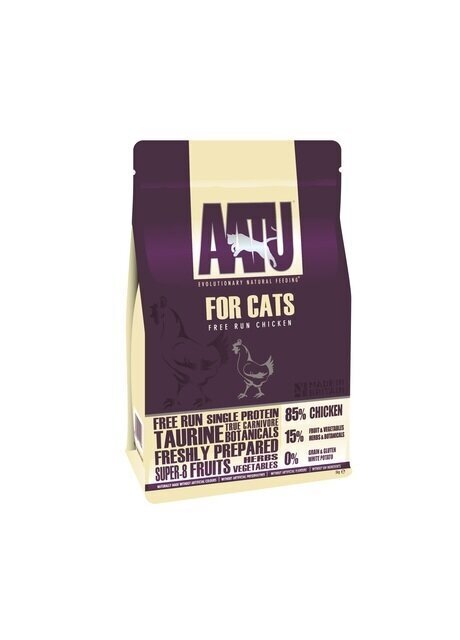 Kaķu barība AATU, vista, 3 kg cena un informācija | Sausā barība kaķiem | 220.lv