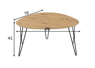 Журнальный столик Tacona, artisan цена и информация | Журнальные столики | 220.lv