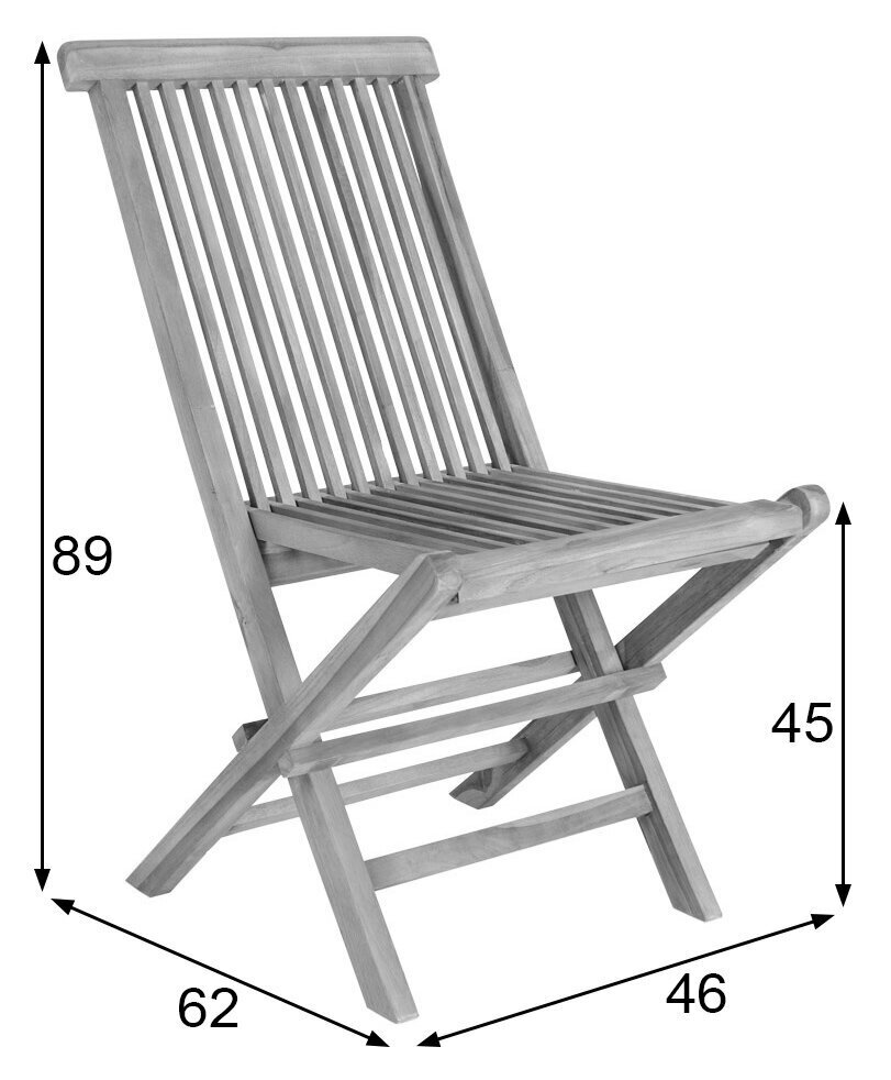 2-vu krēslu komplekts Toledo, brūns cena un informācija | Dārza krēsli | 220.lv