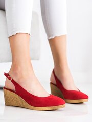 Sieviešu kurpes Goodin, sarkanas cena un informācija | Sieviešu sandales | 220.lv