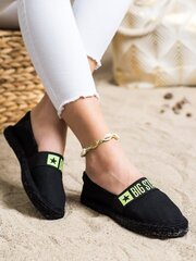 Sieviešu apavi brīvajam laikam, melnā krāsā 891211812 cena un informācija | Sieviešu kurpes | 220.lv