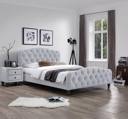 Кровать Sandra 160x200см, светло-бежевый цена и информация | Кровати | 220.lv