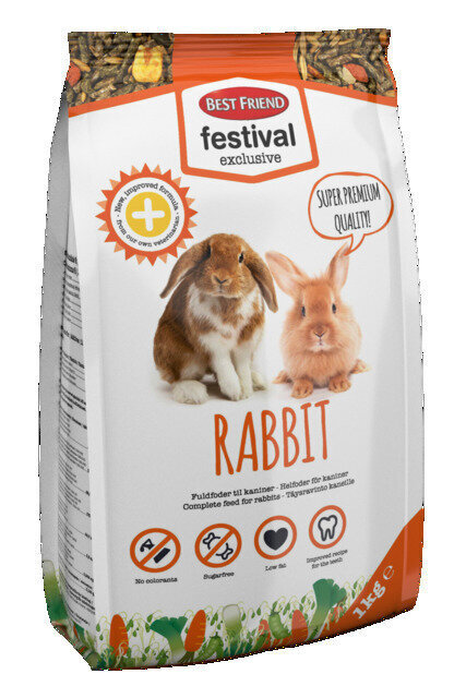 BF barība trušiem Festival Exclusive, 1 kg cena un informācija | Barība grauzējiem | 220.lv