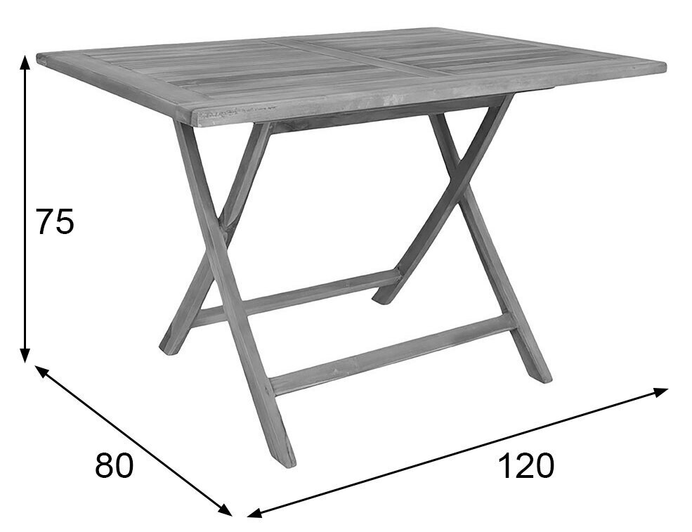 Dārza galds “Oviedo” cena un informācija | Dārza galdi | 220.lv