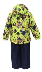 Huppa bērnu pavasara-rudens apģērbu komplekts YOKO 100 g, laima zaļā-tumšzilā krāsā 907156312 cena un informācija | Komplekti meitenēm | 220.lv