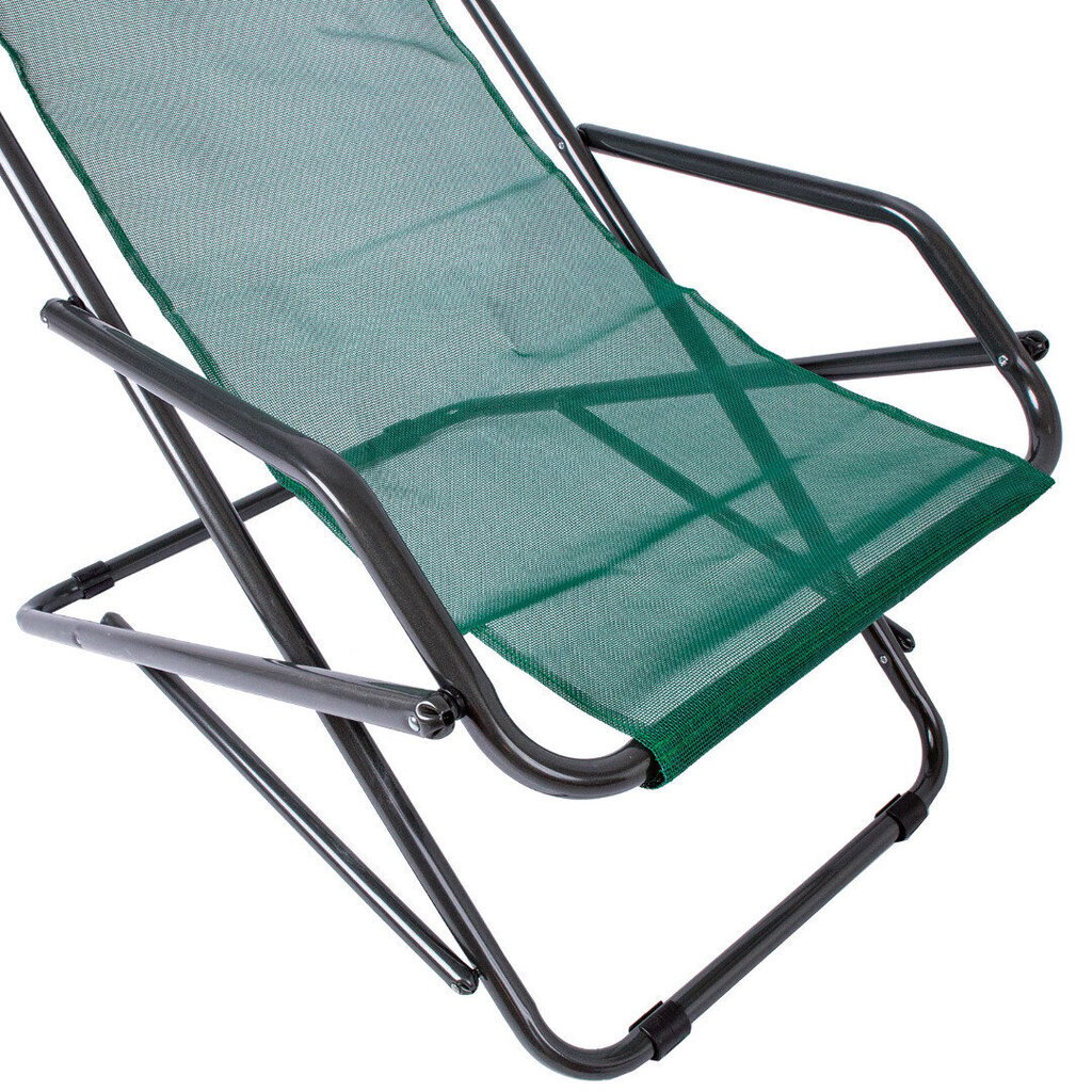 Krēsls Cretex, tumši zaļš цена и информация | Dārza krēsli | 220.lv