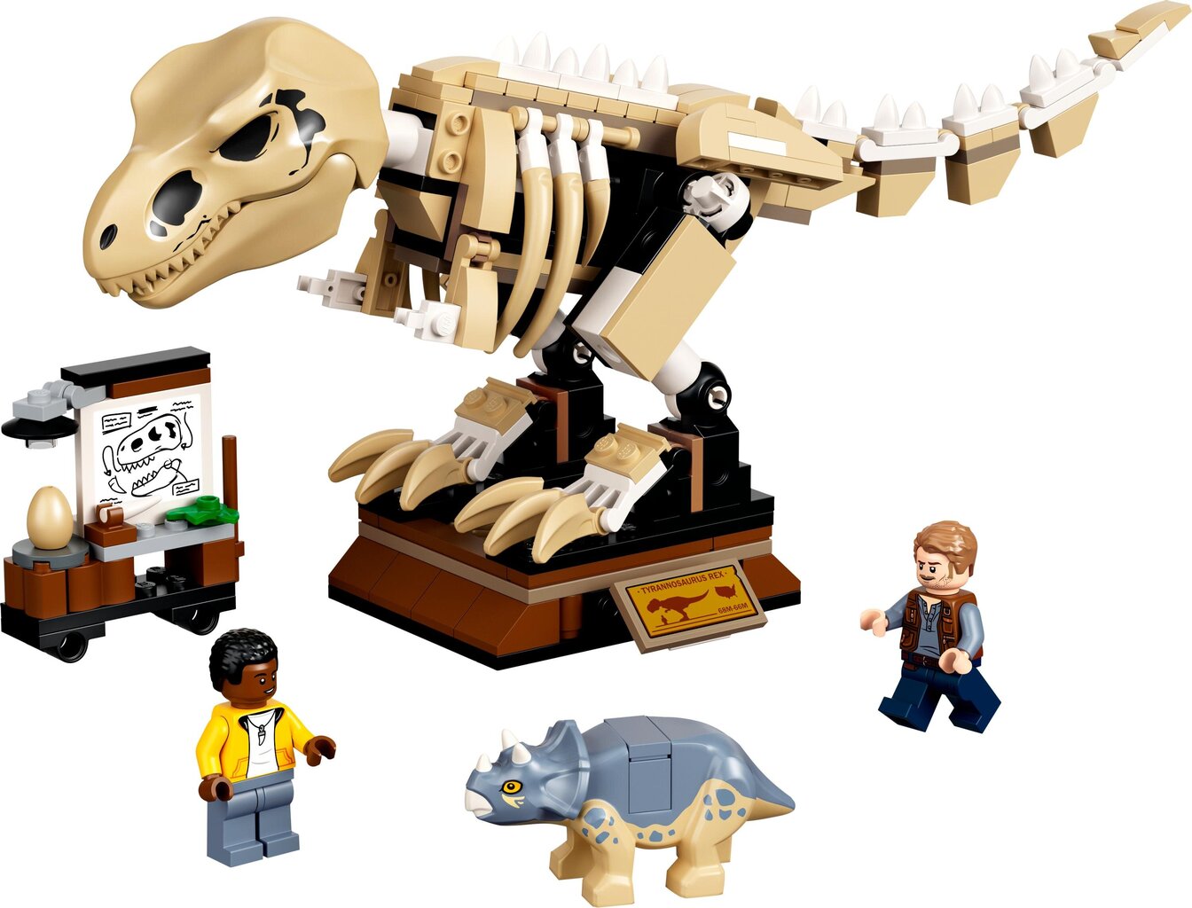 76940 LEGO® Jurassic World Tiranozaura fosilijas eksponāts цена и информация | Konstruktori | 220.lv