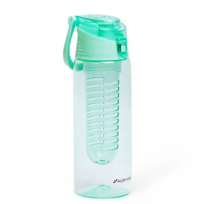 Pudele 660 ml ar augļu filtru KAMILLE 2303 цена и информация | Ūdens pudeles | 220.lv