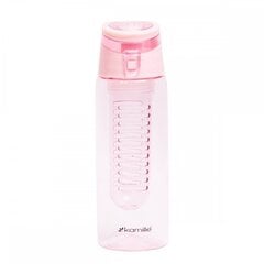 Pudele 660 ml ar augļu filtru KAMILLE 2303 cena un informācija | Ūdens pudeles | 220.lv