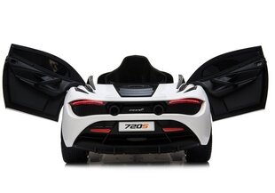 Одноместный детский электромобиль McLaren 720S, белый цена и информация | Электромобили для детей | 220.lv