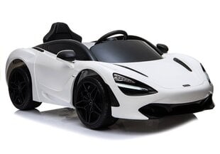 Одноместный детский электромобиль McLaren 720S, белый цена и информация | Электромобили для детей | 220.lv