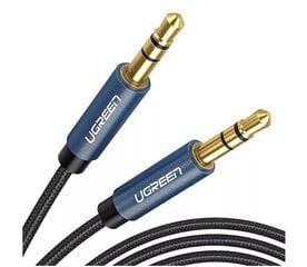 Ugreen AV119 AUX kabelis 3,5 mm, melns cena un informācija | Kabeļi un vadi | 220.lv