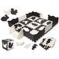 Spēļu paklājs, putu puzle bērniem, melna / balta cena un informācija | Attīstošie paklājiņi | 220.lv