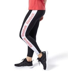 Спортивные женские штаны Reebok Linear Logo, чёрные цена и информация | Спортивная одежда для женщин | 220.lv