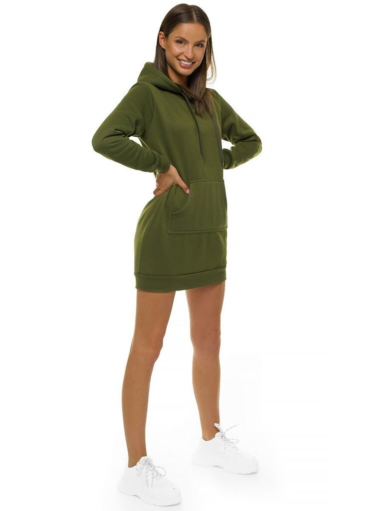Khaki sieviešu kleita ar kapuci "Megan" JS/YS10003/29-44585-XL cena un informācija | Kleitas | 220.lv