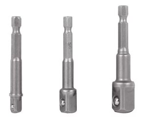 1/4, 3/8 & 1/2,socket adapter bit set 10752 цена и информация | Механические инструменты | 220.lv