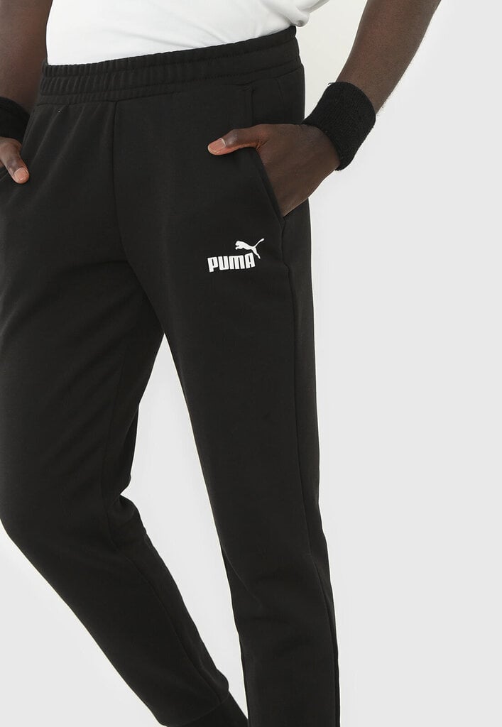 Спортивные мужские штаны Puma ESS Logo Pants, чёрные цена