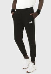 Vīriešu sporta bikses Puma ESS Logo Pants, melnas cena un informācija | Puma Apģērbi, apavi, aksesuāri | 220.lv
