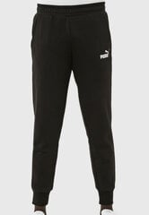 Vīriešu sporta bikses Puma ESS Logo Pants, melnas cena un informācija | Puma Apģērbi, apavi, aksesuāri | 220.lv