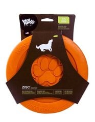 ZOGOFLEX игрушка для собак, летающая тарелка, ZISC 21,6 см, оранжевый цвет цена и информация | Игрушки для мальчиков | 220.lv