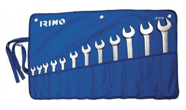 Combination wrench set 10-32mm 12 pcs in wallet Irimo цена и информация | Rokas instrumenti | 220.lv