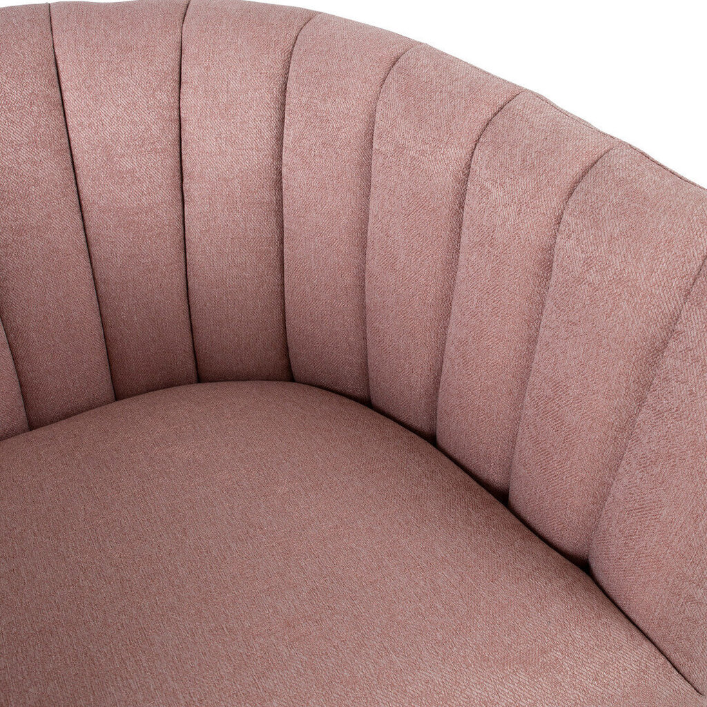 Atpūtas krēsls TUCKER, rozā auduma cena un informācija | Atpūtas krēsli | 220.lv