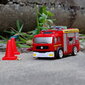 Radiovadāmais auto Mini Firetruck, 1:58 mēroga cena un informācija | Rotaļlietas zēniem | 220.lv