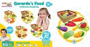 Dārzeņu komplekts grozā cena un informācija | Gerardo's toys Rotaļlietas, bērnu preces | 220.lv