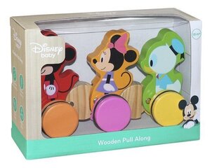 Koka Disney Trio ar riteņiem цена и информация | Игрушки для малышей | 220.lv