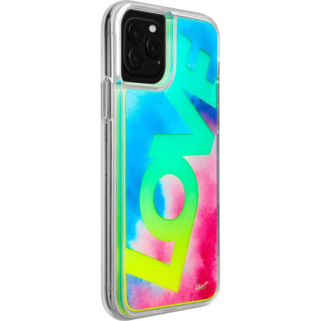 LAUT LIQUID GLITTER iPhone 11 LOVE Neon cena un informācija | Telefonu vāciņi, maciņi | 220.lv